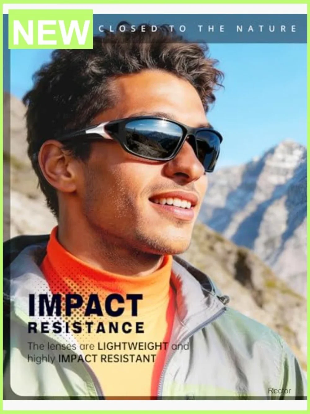 4 Pack Polarized Sports Sunglasses UV Protection for Men Fishing Cycling